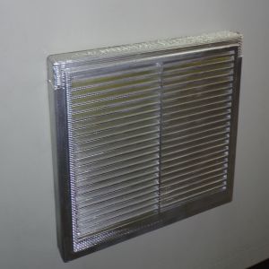 Вентиляционная решетка со сменным фильтром для шкафа (вентилятор D127мм, крепление 115/4,5)